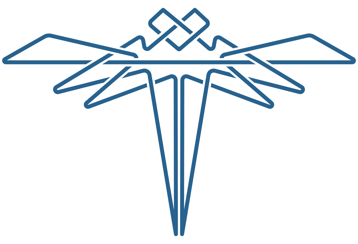 Webseiten-Logo mit Libellenmotiv